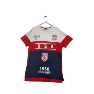 Vintage USA Basketball Olympic Dream Team 1988 World Games Shirt Size 2XL
